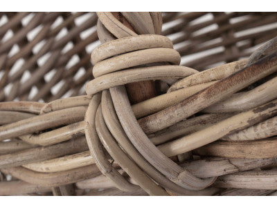 Basket, GREY RATTAN MARKET BASKET