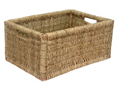 Basket, EXTRA LARGE SEAGRASS STORAGE BASKET