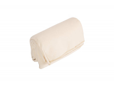 Basket, CREAM POLAR FLEECE PICNIC RUG - WATERPROOF BACKING