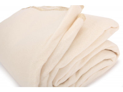 Basket, CREAM POLAR FLEECE PICNIC RUG - WATERPROOF BACKING