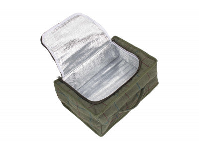 Basket, GREEN TWEED COOLER BAG