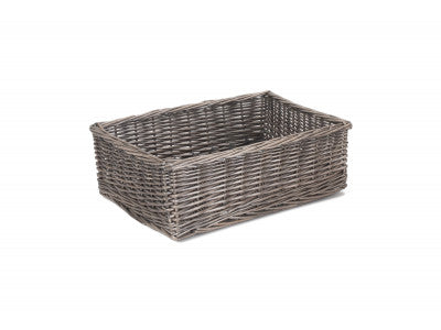 Basket, EXTRA LARGE ANTIQUE WASH FINISH TRAY