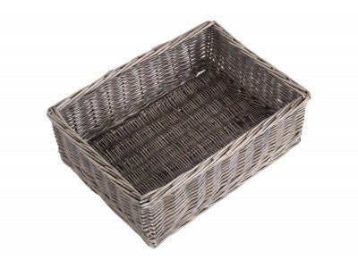 Basket, EXTRA LARGE ANTIQUE WASH FINISH TRAY