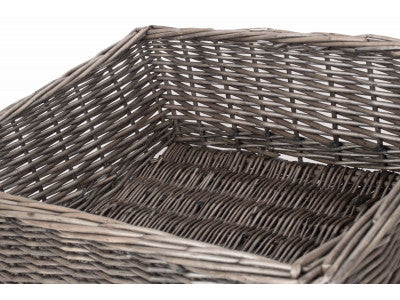 Basket, EXTRA LARGE ANTIQUE WASH FINISH TRAY
