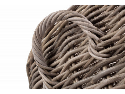 Basket, GRAND RATTAN CORDURA LINED LOG BASKET