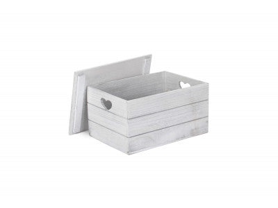 Basket, LARGE VINTAGE HEART CUT-OUT BOX