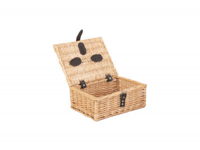 "Basket, 12" BUFF HAMPER"