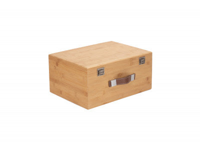 "Basket, 16" LARGE LUXURY BAMBOO BOX"