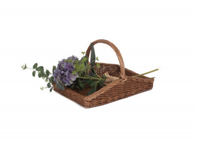 Basket, LIGHT STEAMED GARDEN TRUG