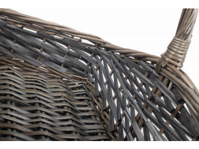 Basket, LARGE SLOPE-SIDED ANTIQUE WASH TRUG