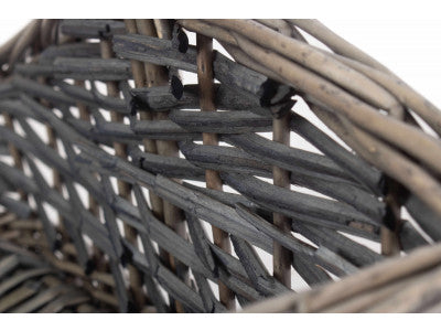 Basket, LARGE SLOPE-SIDED ANTIQUE WASH TRUG