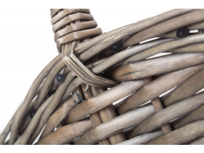 Basket, LARGE SLOPE-SIDED ANTIQUE WASH TRUG