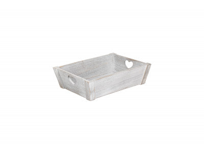Basket, LARGE VINTAGE HEART CUT-OUT TRAY
