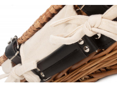 "Basket, SMALL 14" PACKAGING HAMPER with WHITE LINING"