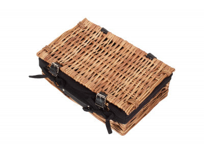 "Basket, SMALL 14" PACKAGING HAMPER with BLACK LINING"
