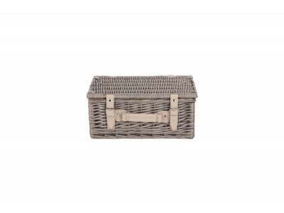 "Basket, 14" ANTIQUE WASH HAMPER"