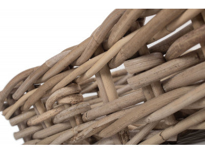 Basket, SQUARE RATTAN SERVING BASKET