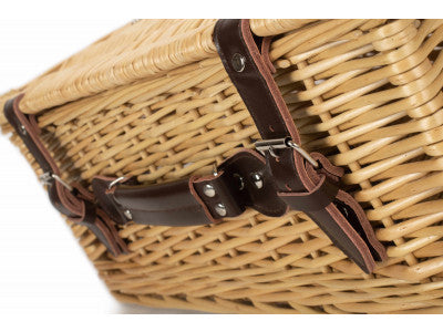 "Basket, 18" BUFF HAMPER"
