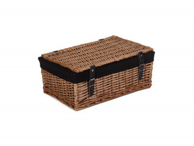 "Basket, 18" PACKAGING HAMPER with BLACK LINING"