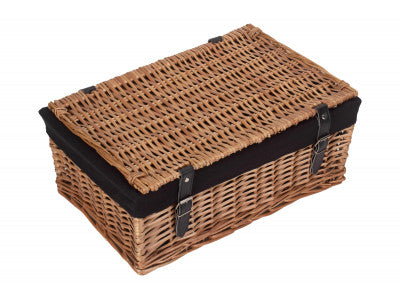 "Basket, 18" PACKAGING HAMPER with BLACK LINING"