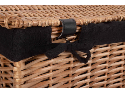 "Basket, 18" PACKAGING HAMPER with BLACK LINING"