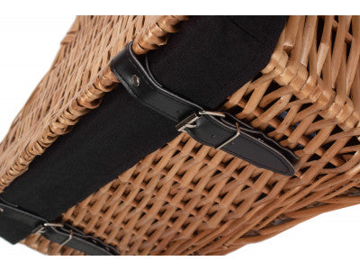 "Basket, 18" PACKAGING HAMPER with BLACK LINING"