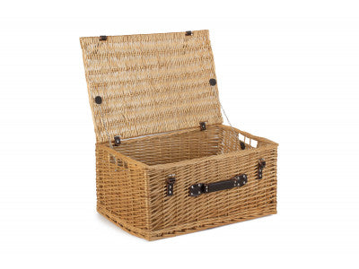 "Basket, 24" BUFF HAMPER"
