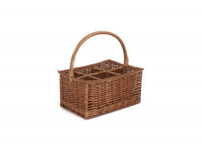 Basket, DOUBLE STEAMED 6 BOTTLE WINE CARRIER