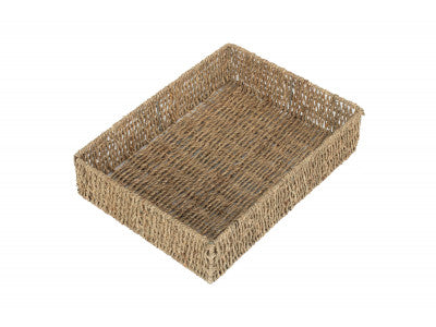 Basket, LARGE RECTANGULAR SEAGRASS TRAY