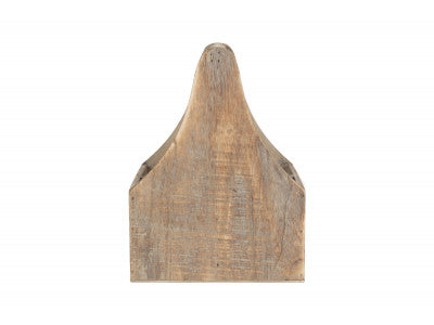 Basket, OAK EFFECT 4 BOTTLE CARRIER