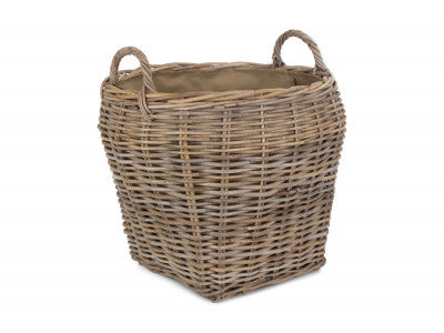 Basket, AMPHORA RATTAN LOG BASKET with CORDURA LINING