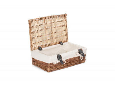 "Basket, 15" PACKAGING HAMPER with WHITE LINING"