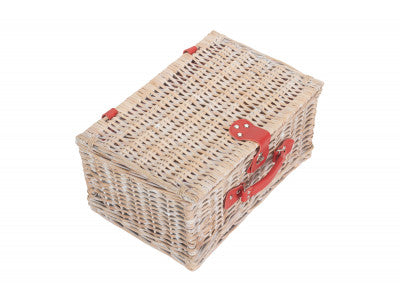 Basket, RED & WHITE GINGHAM 2 PERSON FITTED HAMPER