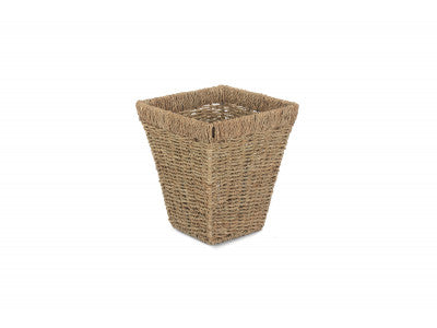 Basket, SEAGRASS SQUARE WASTE PAPER BASKET