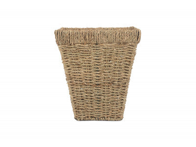 Basket, SEAGRASS SQUARE WASTE PAPER BASKET
