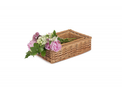 Basket, Set of 3 RECTANGULAR STRAIGHT-SIDED TRAY 