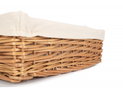 Basket, LINED RECTANGULAR STRAIGHT-SIDED TRAY SET3