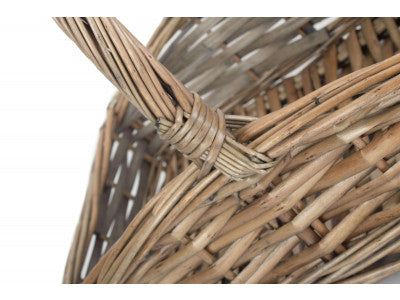 Basket, SMALL SLOPE-SIDED ANTIQUE WASH TRUG