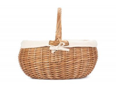 Basket, Set of 2 DELUXE SHOPPER with WHITE LINING 