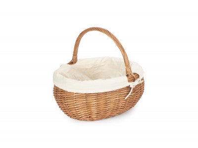 Basket, LARGE DELUXE SHOPPER with WHITE LINING