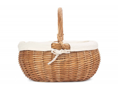 Basket, LARGE DELUXE SHOPPER with WHITE LINING
