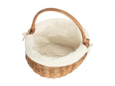 Basket, LARGE DELUXE SHOPPER with WHITE LINING