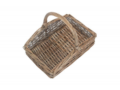 Basket, SMALL SLOPE-SIDED ANTIQUE WASH TRUG