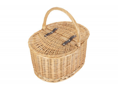 Basket, BUFF OVAL PICNIC BASKET