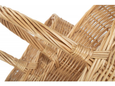 Basket, Set of 2 BUFF OVAL SHOPPER 