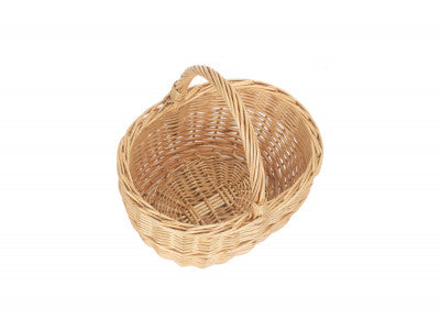 Basket, SMALL BUFF OVAL SHOPPER