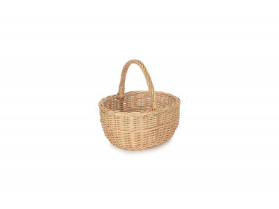 Basket, SMALL BUFF OVAL SHOPPER