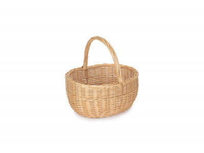 Basket, LARGE BUFF OVAL SHOPPER