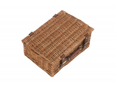 "Basket, 14" LIGHT STEAMED HAMPER"