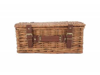 "Basket, 14" LIGHT STEAMED HAMPER"